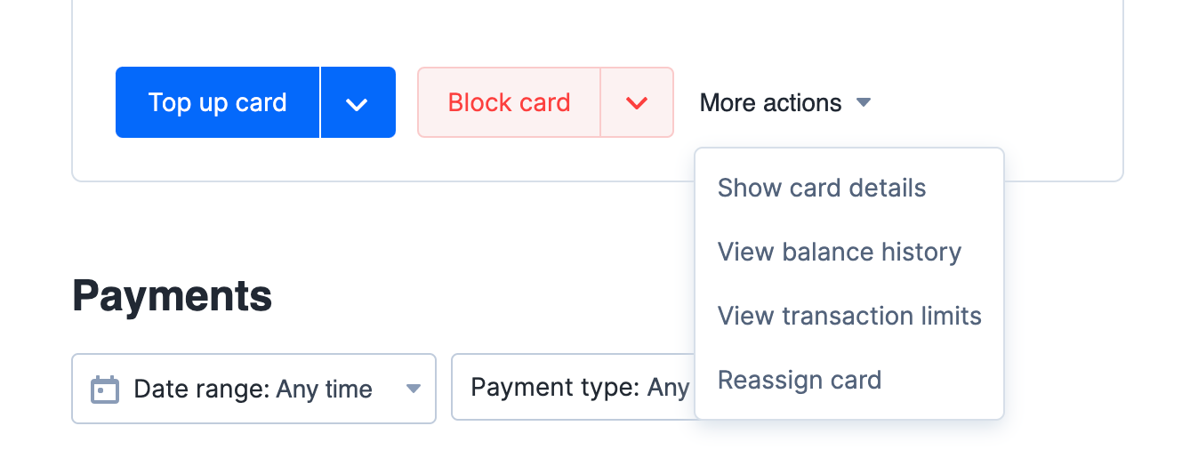 Yordex VISA Card Limits